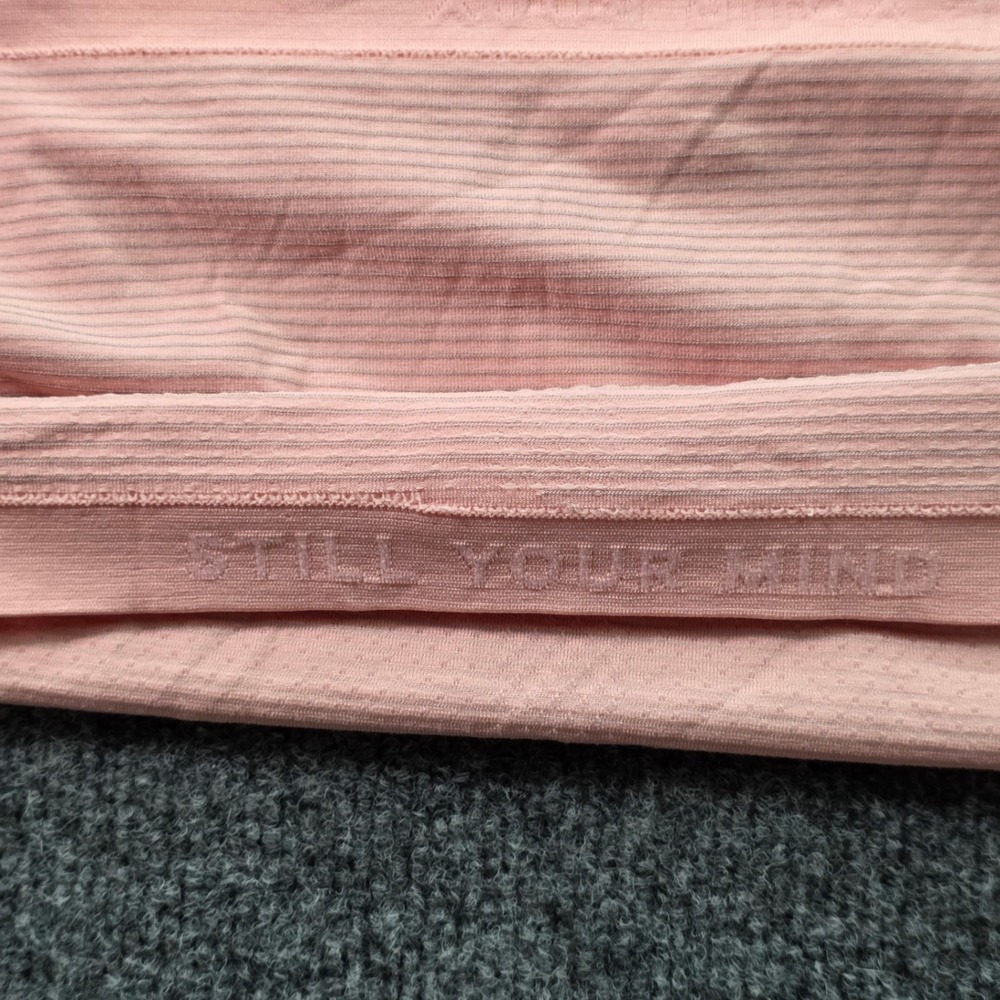 Lululemon Swiftly Tech SS 2.0 Shirt Pink Workout Running Top Size 12 Womens - Picture 4 of 9